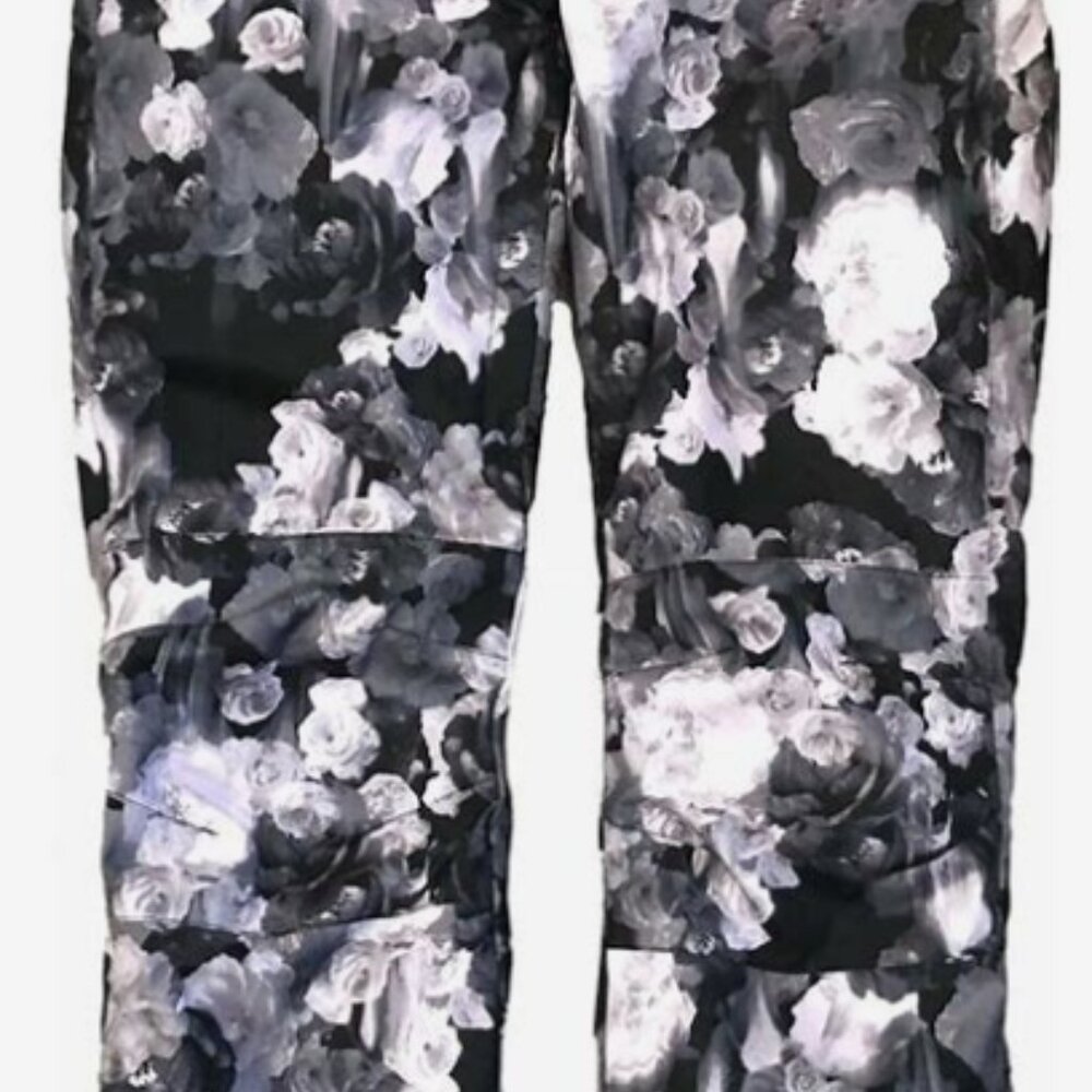 Iceburg Iceberg Outerwear Black & Grey Gray Floral‎ Snow Ski Snowboard Pant